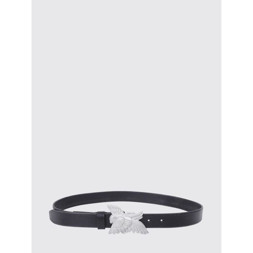 Our Legacy Men Our Legacy Dove Belt In Calfskin With Interlocking Plate